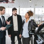 Car owner completing car selling checklist Dubai at a professional dealership
